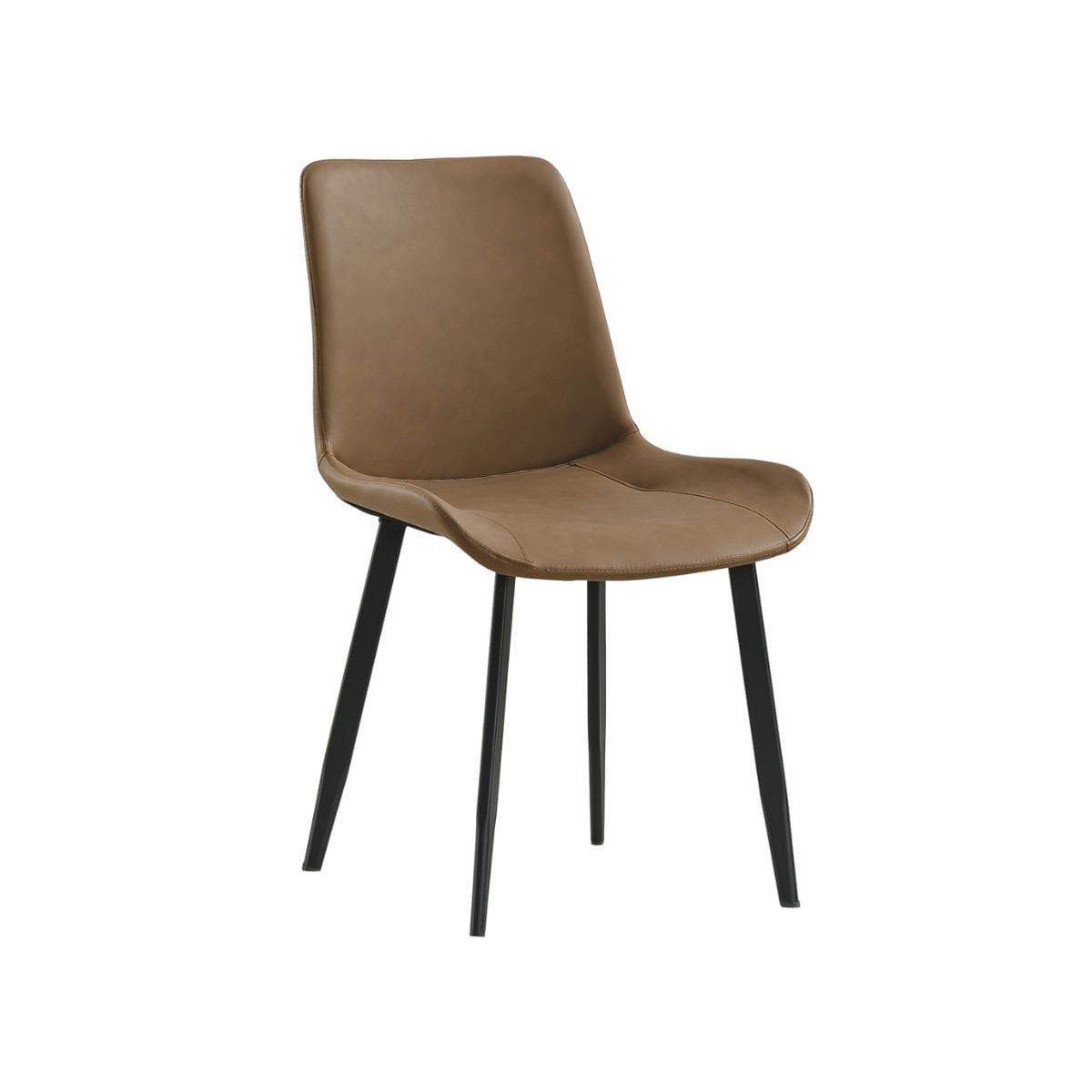 Pack de 2 sillas Lis Cuir asiento curvado 83x50x47 cm Adec