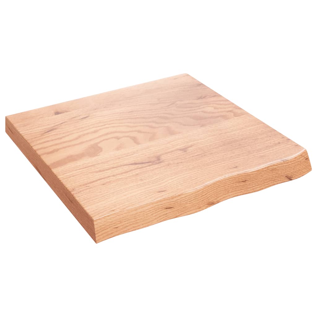 vidaXL Encimera de baño madera maciza sin tratar 60x60x(2-6) cm