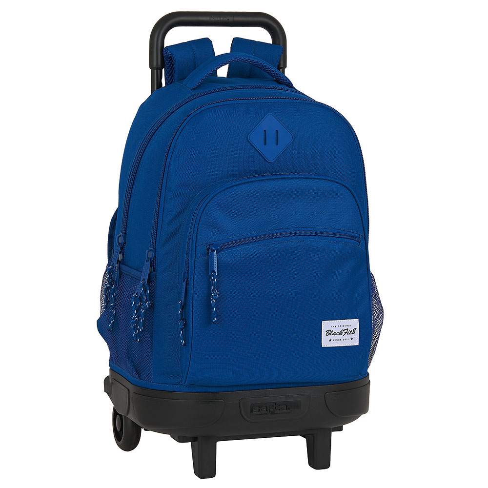 MOCHILA GDE. C/RUEDAS COMPACT EXT.ORGA BLACKFIT8 OXFORD