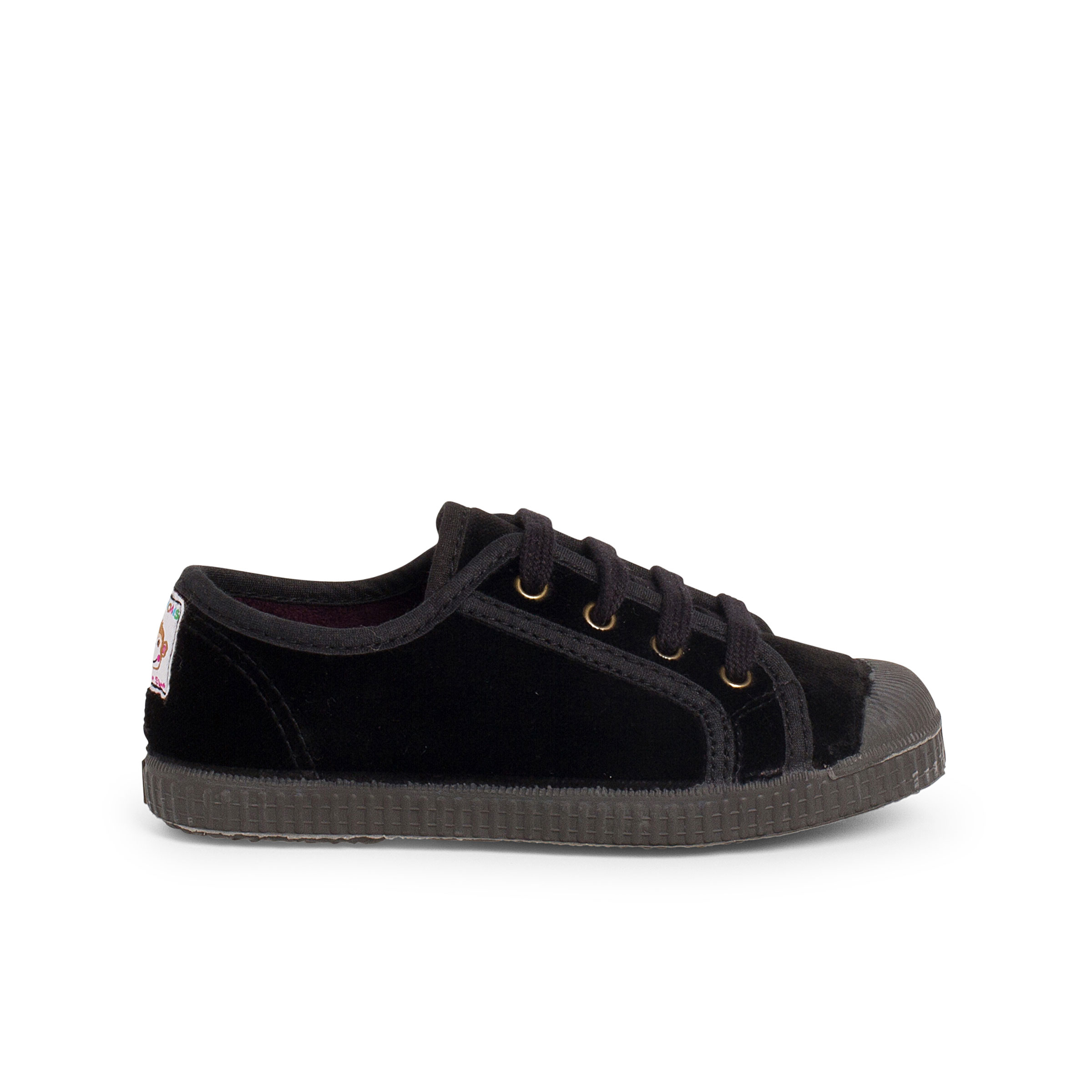 Pisamonas Zapatilla Terciopelo Con Cordones