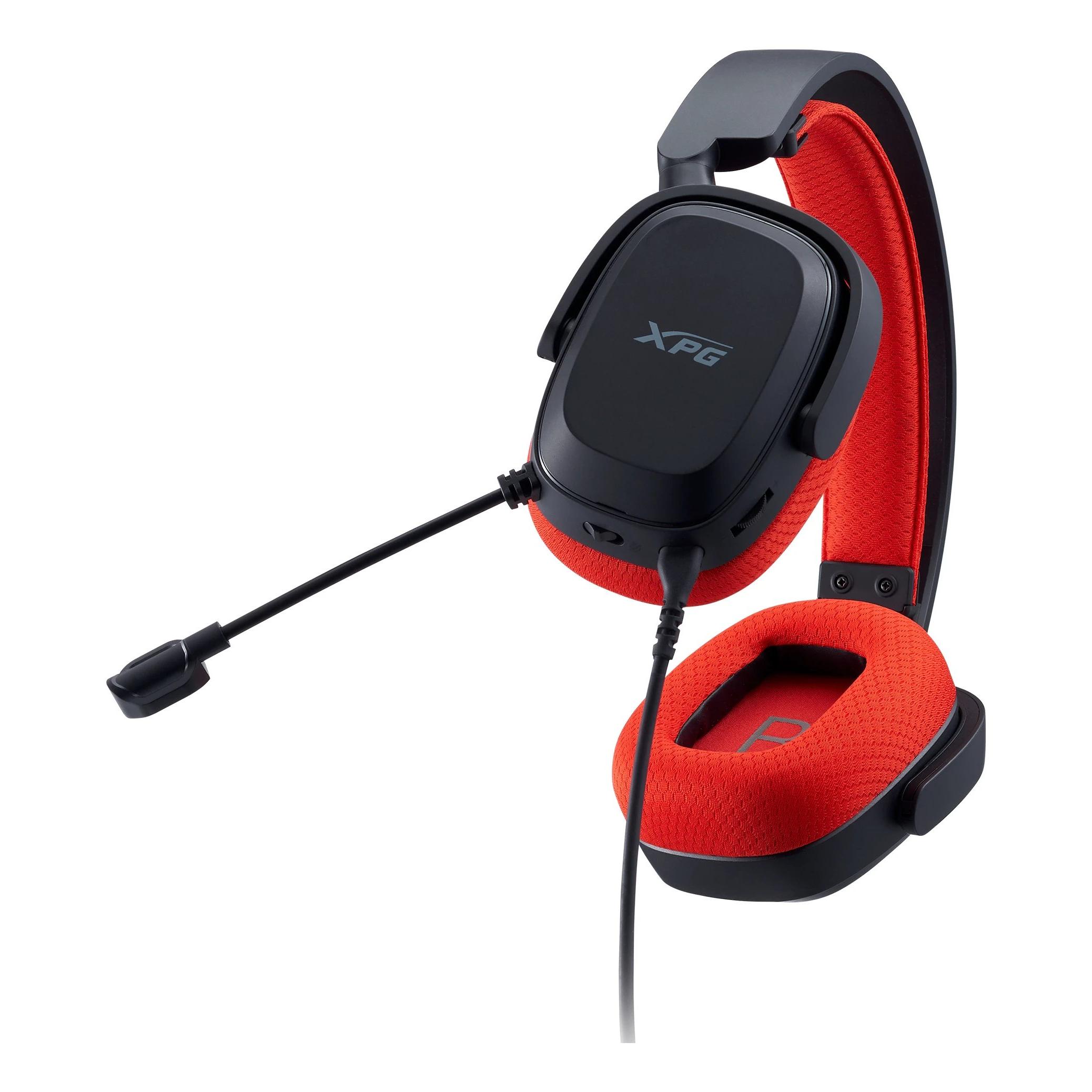 Auriculares XPG GA02533381 Bluetooth Diadema, Over-Ear (Cierran la oreja) Negro, Rojo No con Micrófono GA02533381