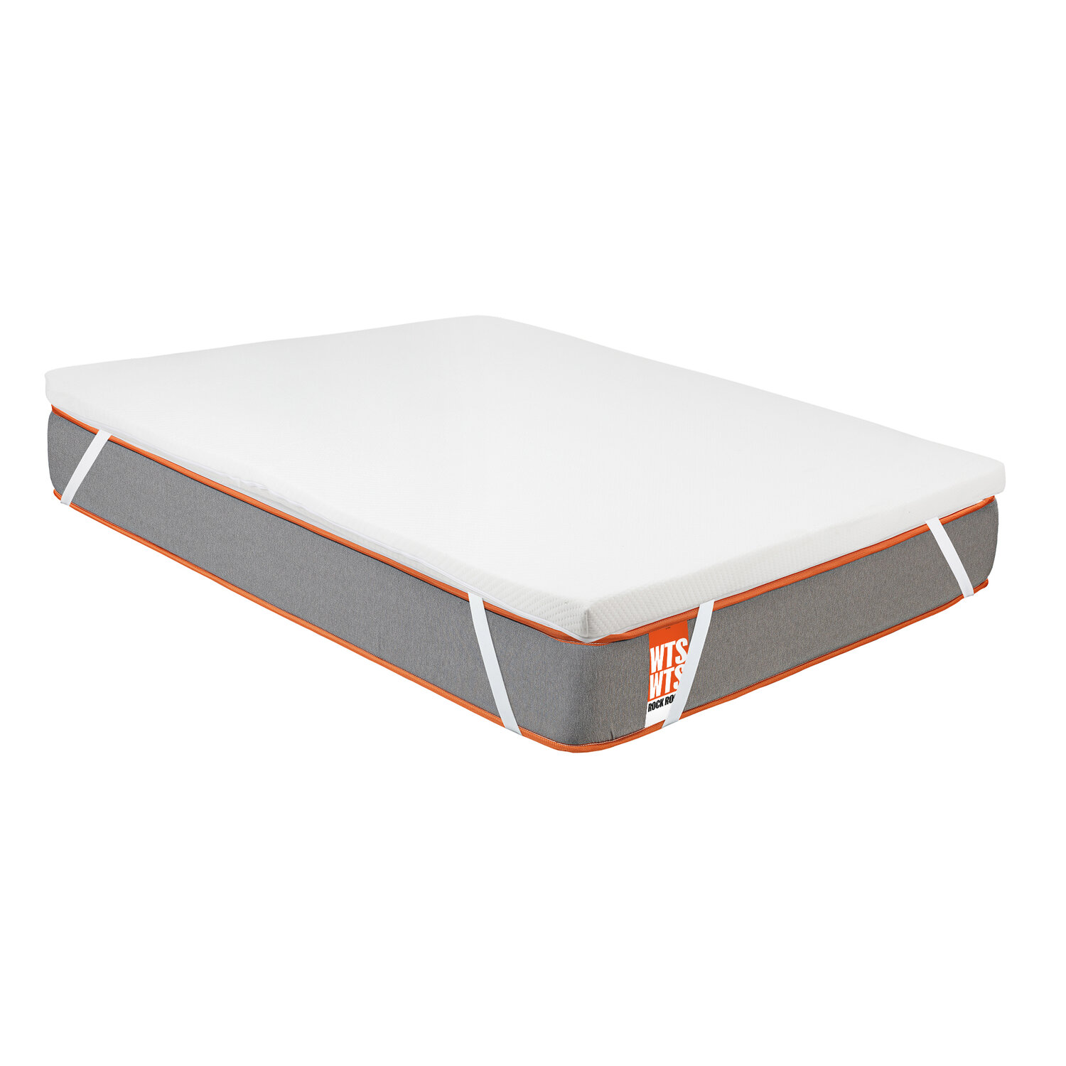 Topper Viscoelástico de 5cm de grosor | Confort Hotel | Aloe Vera | Desenfundable | Guitar | WHAT THE SLEEP