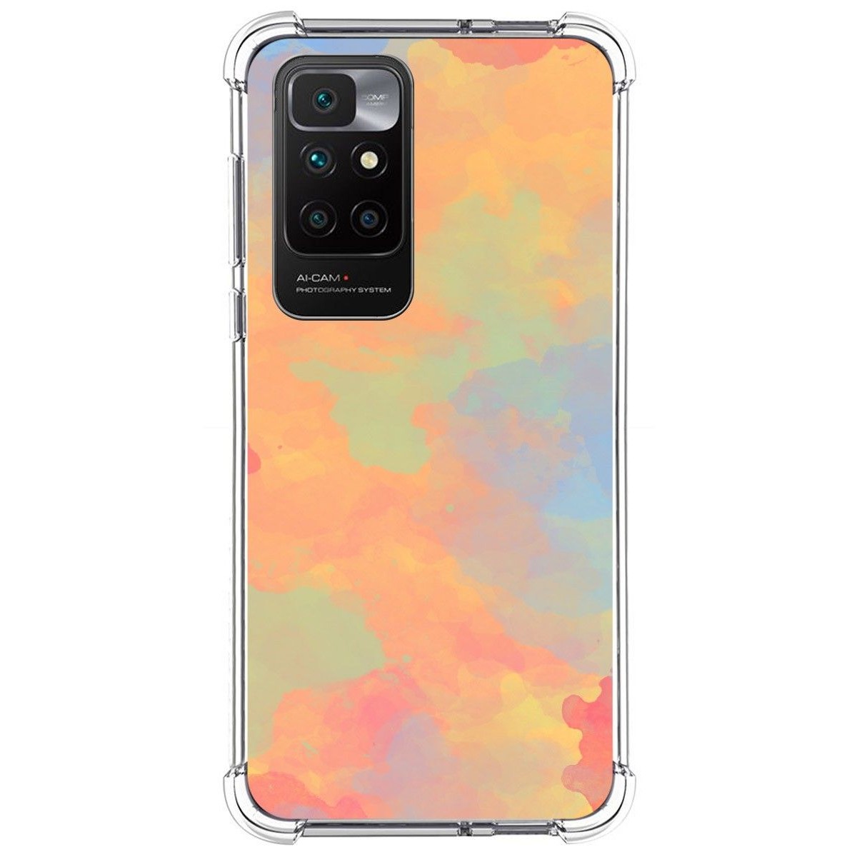 Funda Silicona Antigolpes para Xiaomi Redmi 10 (2021/2022) diseño Acuarela 08 Dibujos