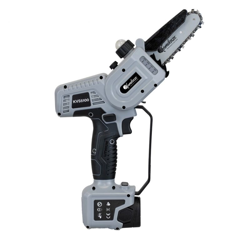 SIERRA ELECTRICA INALAMBRICA KVS5100 KAMIKAZE, INCLUYE UNA BATERIA, CORTE MAXIMO DIAMETRO 80