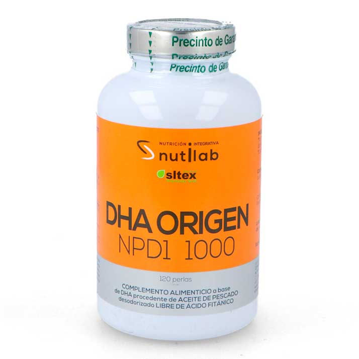 Complemento Alimenticio Dha Origen Npd1 1000 120Per. Nutilab - Alta Calidad