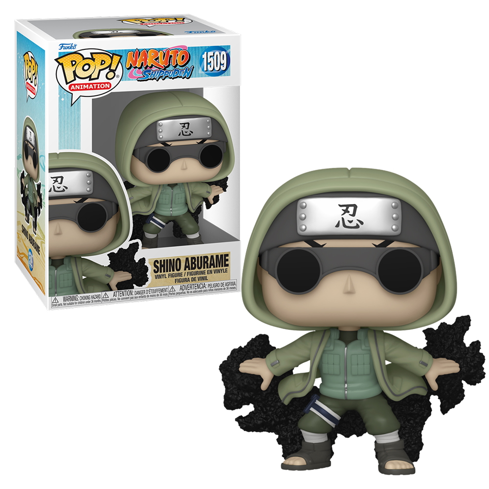 FUNKO POP! NARUTO: SHIPPUDEN - SHINO, LICENCIA OFICIAL - 75530, Nº1509