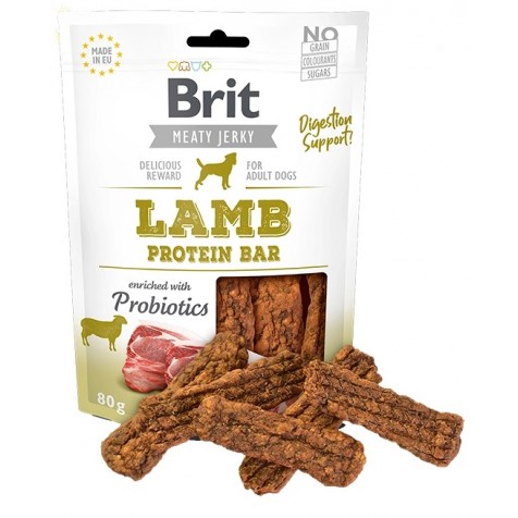 Brit - Brit Jerky Snack Protein Bar De Cordero Para Perros 80 Gr