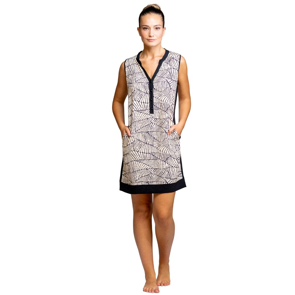 EGATEX vestido mujer verano negro sin mangas 261523