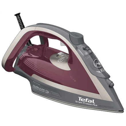 TEFAL | FV6870E0 | Plancha de vapor | 2800 W | Capacidad del depósito de agua: 270 ml | Vapor continuo: 40 g/min | Rojo/Gris