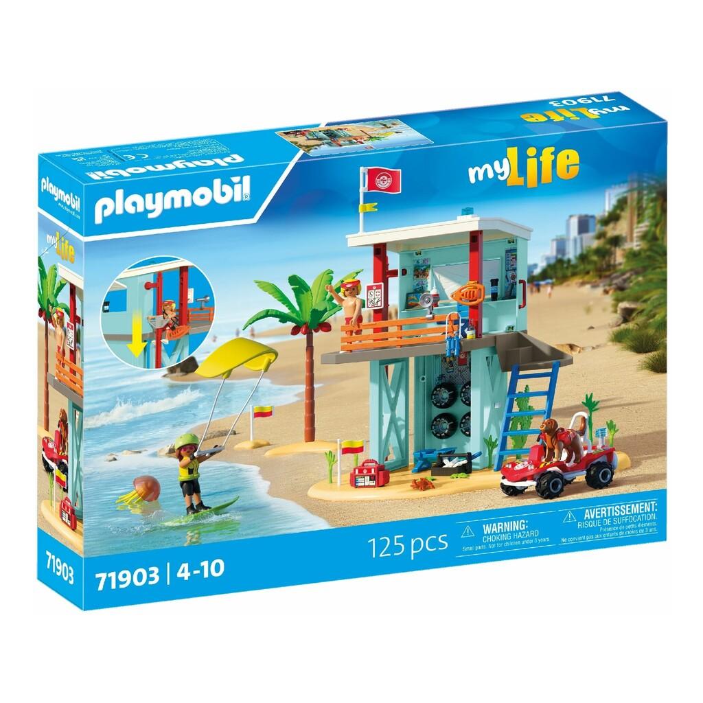 Playmobil My Life Torre de Vigilancia con Coche de Playa Juguetes