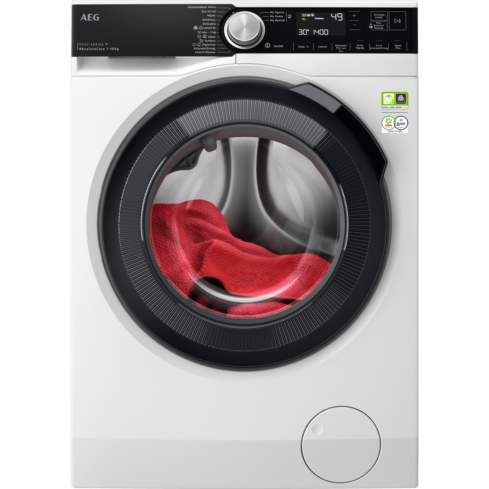 AEG - Lavadora de libre instalación Serie 9000 AbsoluteCare de 10.0 kg - LFR9514L6U