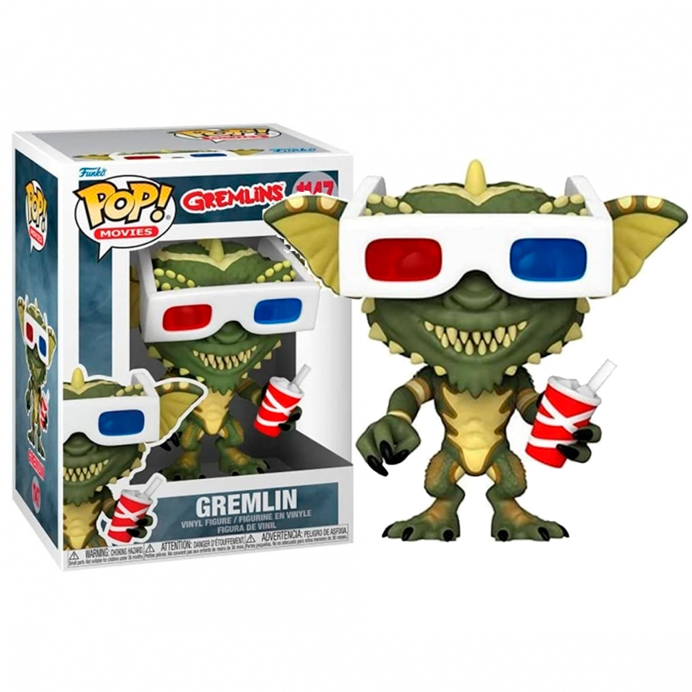 Funko Gremlin malo verde gafas 3d 3d glasses cine palomitas  Pop Vinyl  1147