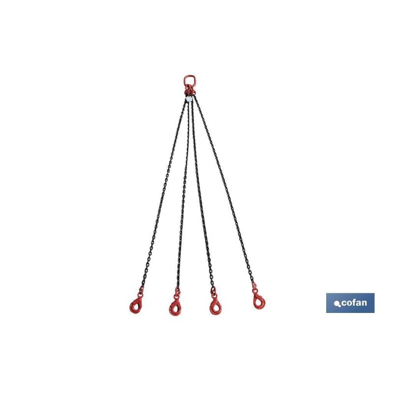 Pulpo cadena 8mm. gº80  4rx6m