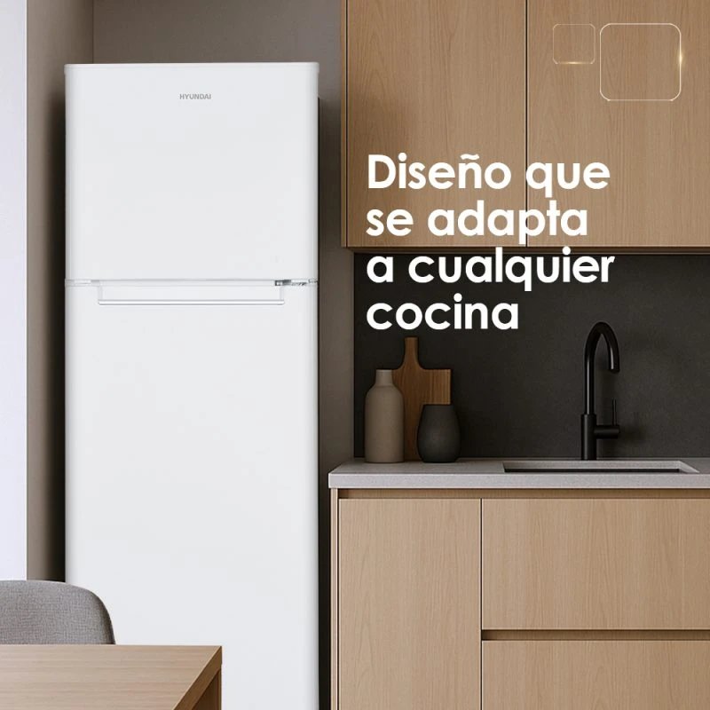 Frigorífico de 2 puertas HYUNDAI HFG17260VEW00 Alto 172cm x 60cm Clase E Blanco | 304l, CICLICO