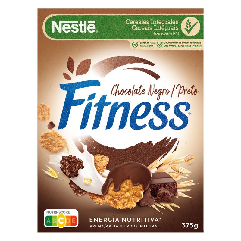 Cereales Nestlé Fitness Chocolate con Leche - 16 paquetes de 375 g