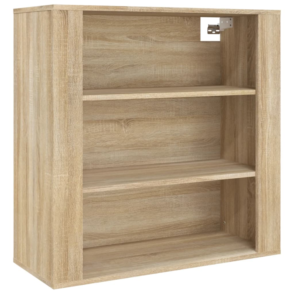 vidaXL Armario de pared madera contrachapada 80x33x80 cm Multicolor