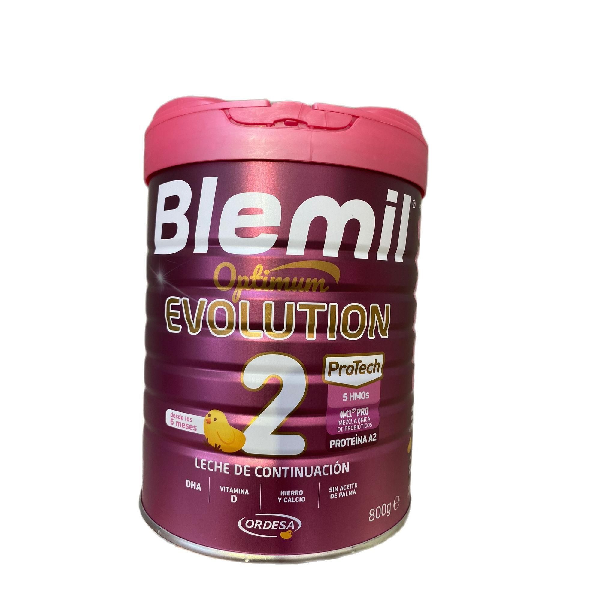 Blemil Plus 2 Optimum 800 g leche rica en compuestos presentes en