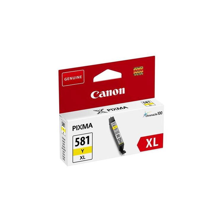 Canon CLI-581XL Y Cartucho Tinta Amarillo Alta Capacidad