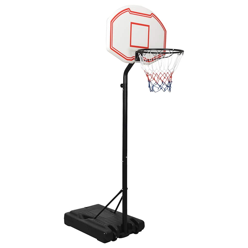vidaXL Canasta de Baloncesto Polietileno 237-307 cm Soporte Ejercicio Color Blanco,  Negro, y mas