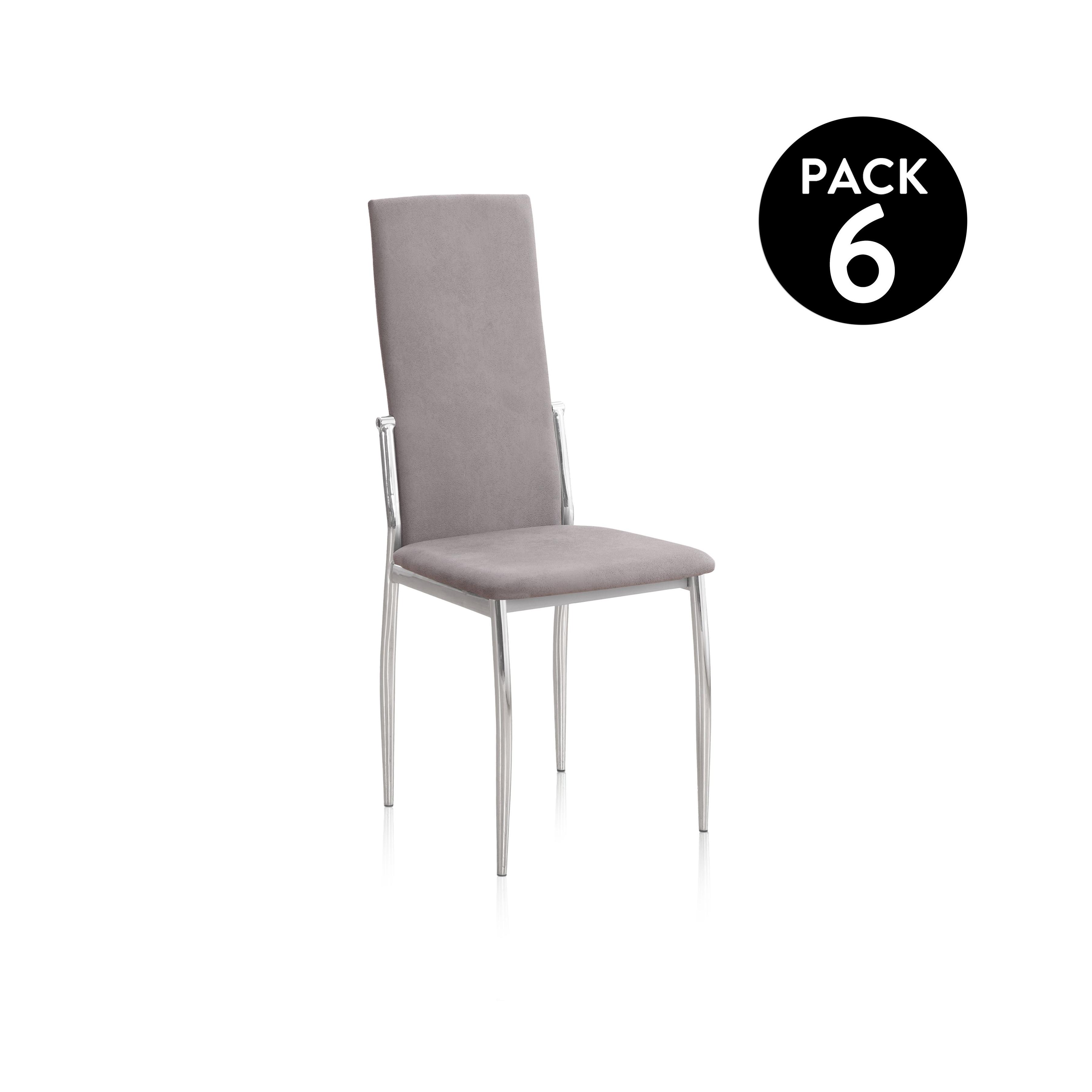 duehome - Pack 6 sillas de comedor Sakura