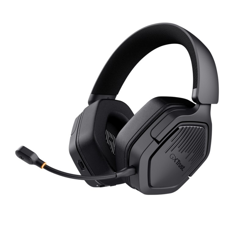 Trust - GXT 493PS Carus Auriculares Inalámbrico y alámbrico Diadema Juego Bluetooth Negro 25746