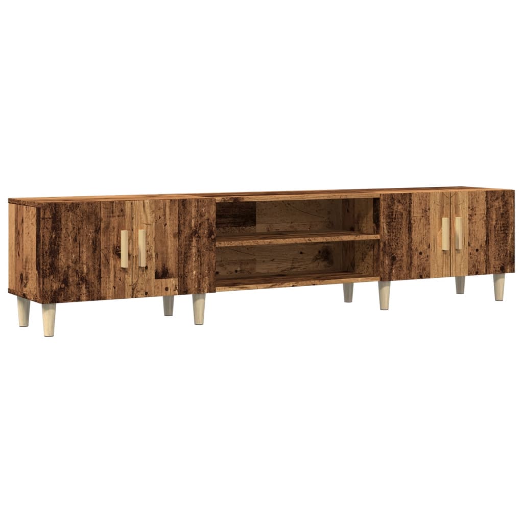vidaXL Mueble de TV madera ingeniería madera envejecida 180x31,5x40 cm