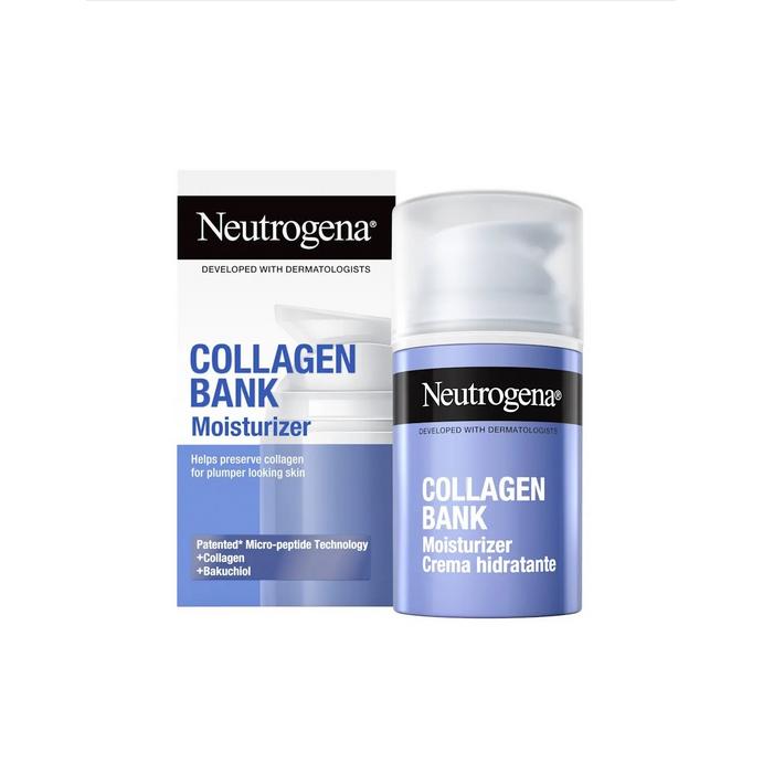 Neutrogena Collagen Bank Crema Hidratante 50ml con Colágeno y Bakuchiol
