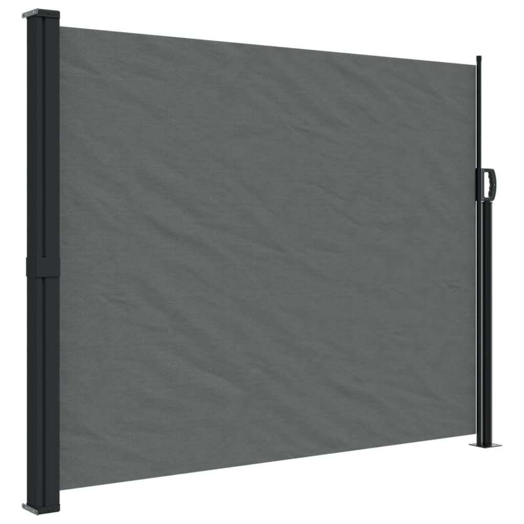 vidaXL Toldo lateral retráctil 160x300 cm Color Negro, Crema, Azul