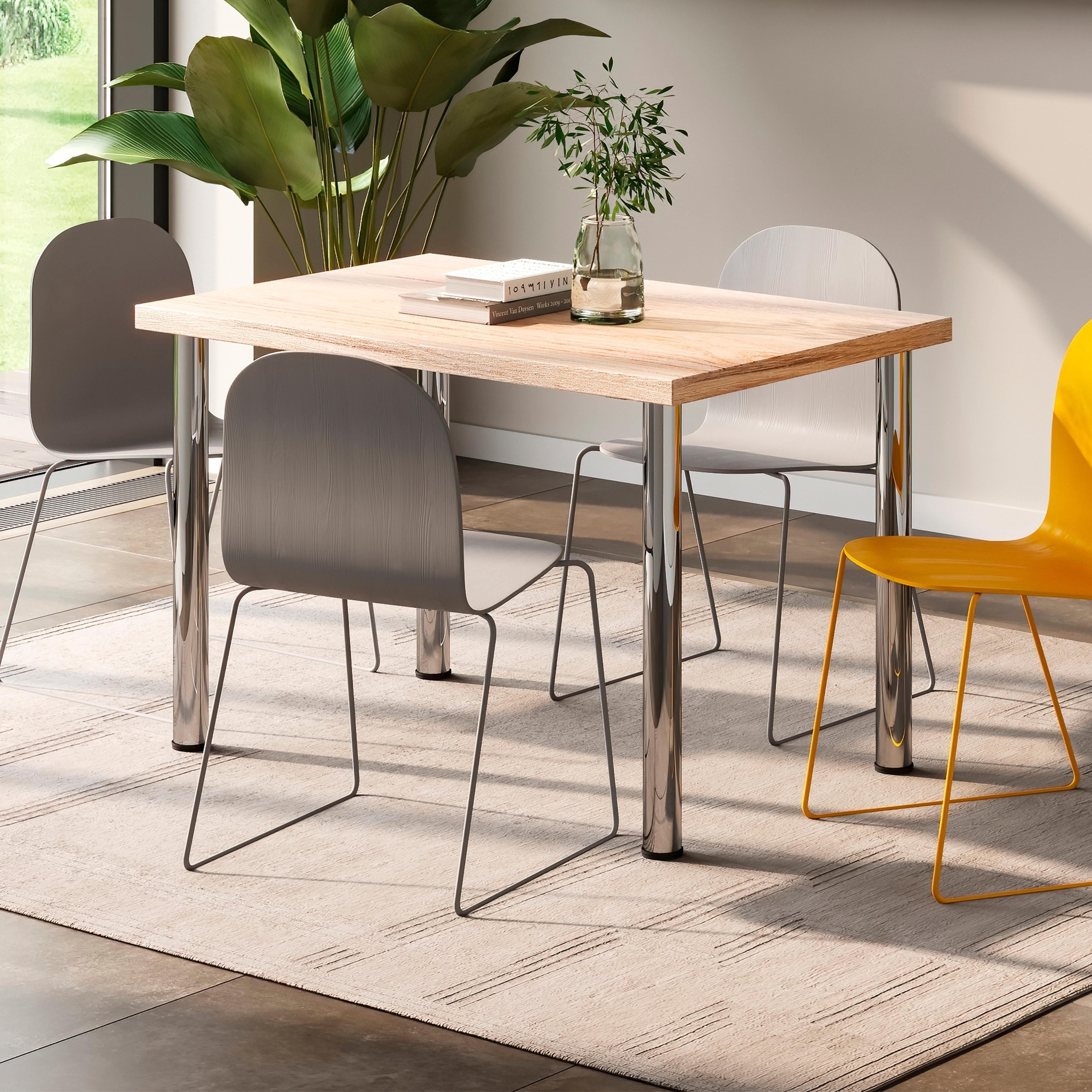 Tablero para mesa, 1150x750mm, espesor 30mm, madera, efecto roble