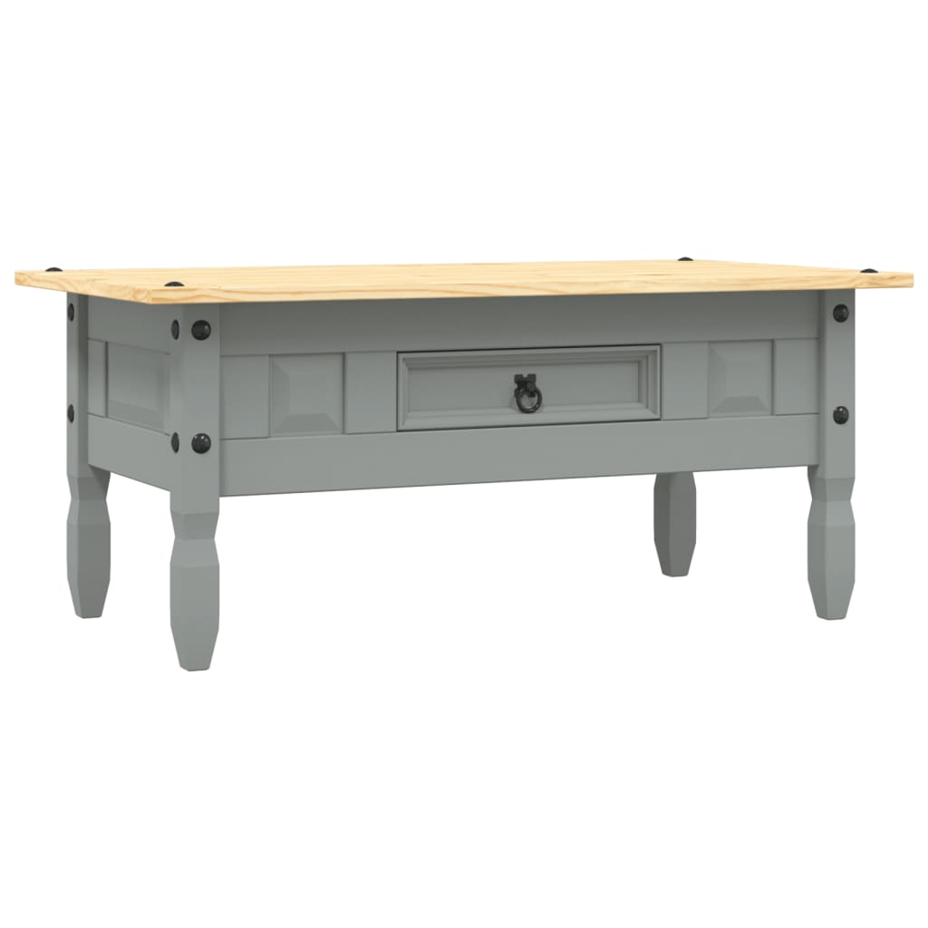 Vidaxl Mesa de Centro Corona Range Pino Mexicano 100x55x44 Cm Marrón, Gris, Blanco y Mas Mesita de Salón o Comedor o Auxiliar Mesa de Café Meuble Salón