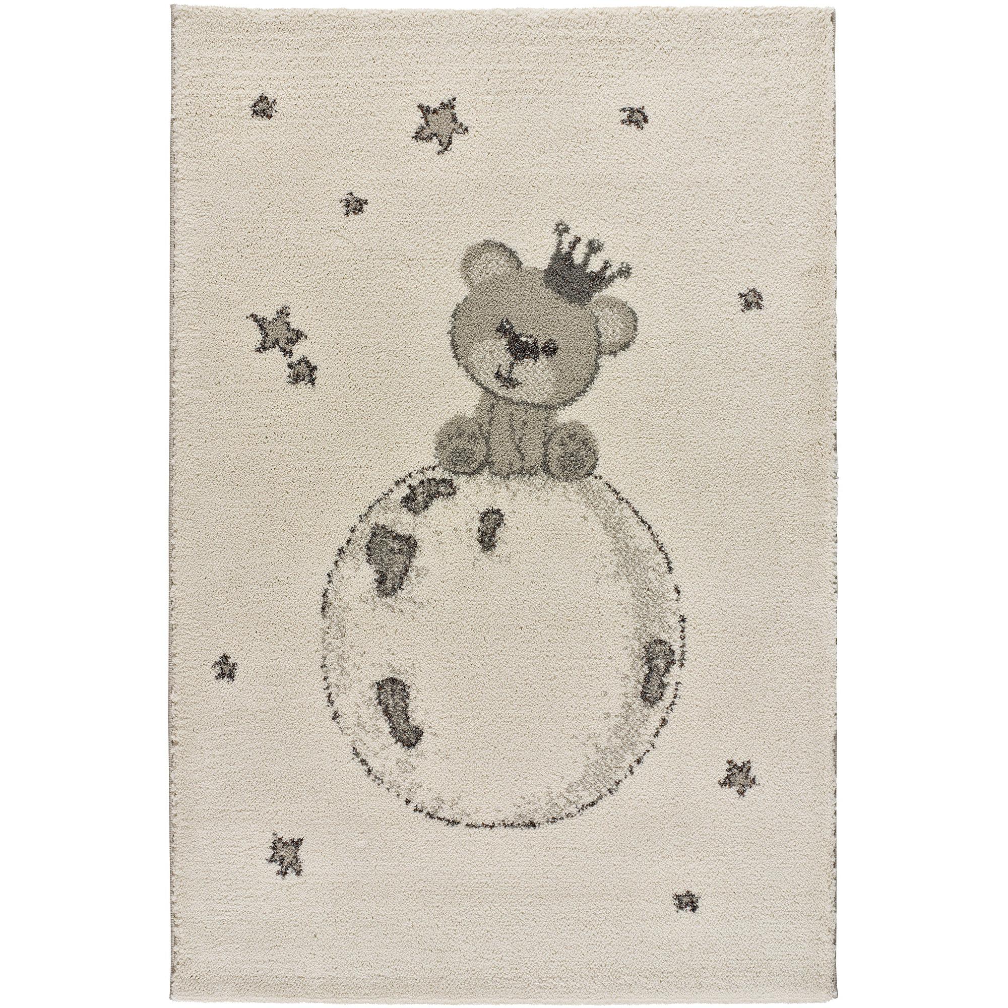 ATTICGO Alfombra de Interior Estilo Infantil en Blanco - Cranberry 659 | 115X170 cm