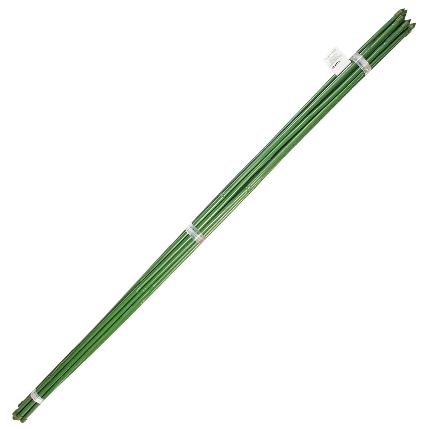 SATURNIA Tutor Varilla Bambú Plastificado Ø  8  - 10 mm. x  60 cm. (Paquete 10 Unidades)