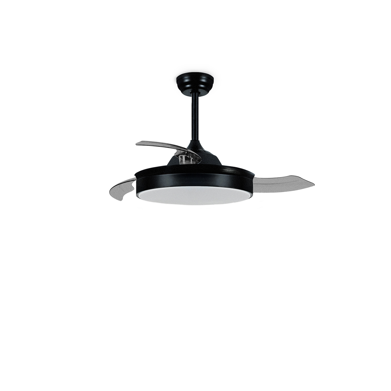 Create - Ventilador de Techocon Luz LED y Control Remoto - 6 Velocidades, Tamaño Ø108cm -  WIND CLEAR