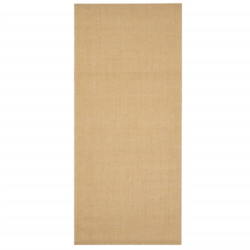 Vidaxl Alfombra de Sisal Natural 66x150 Cm Color Natural y Marrón