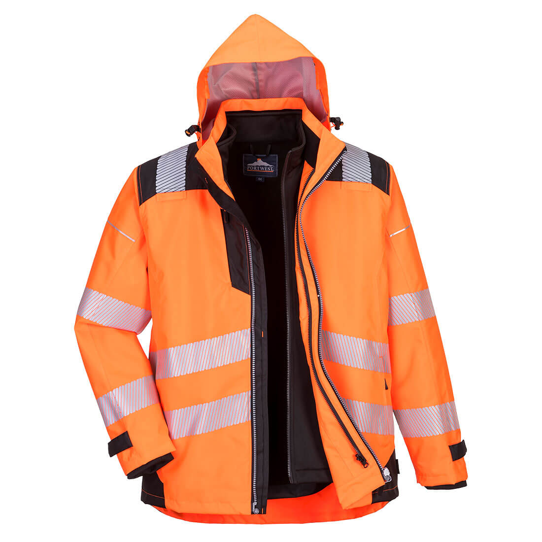 CHAQUETA DE TRABAJO 3 EN 1 PW365OBR NARANJA L - KUR 365O L