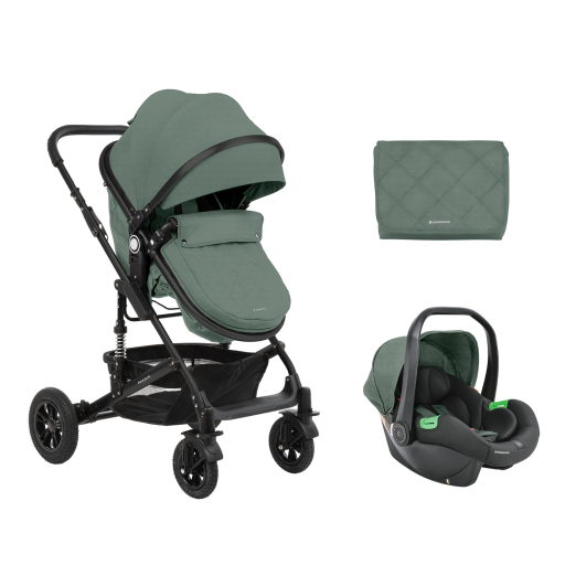 Kikka Boo Cochecito Kikkaboo Amaia 3 Piezas - Ligero, Seguro y Cómodo para el Bebé
