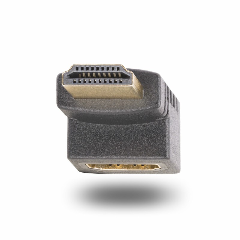 StarTech.com - Adaptador HDMI 2.0 Acodado Hacia Arriba - Macho a Hembra - Adaptador HDMI en Ángulo Recto - Ahorrador de Puertos HDMI2HDMIMFDN