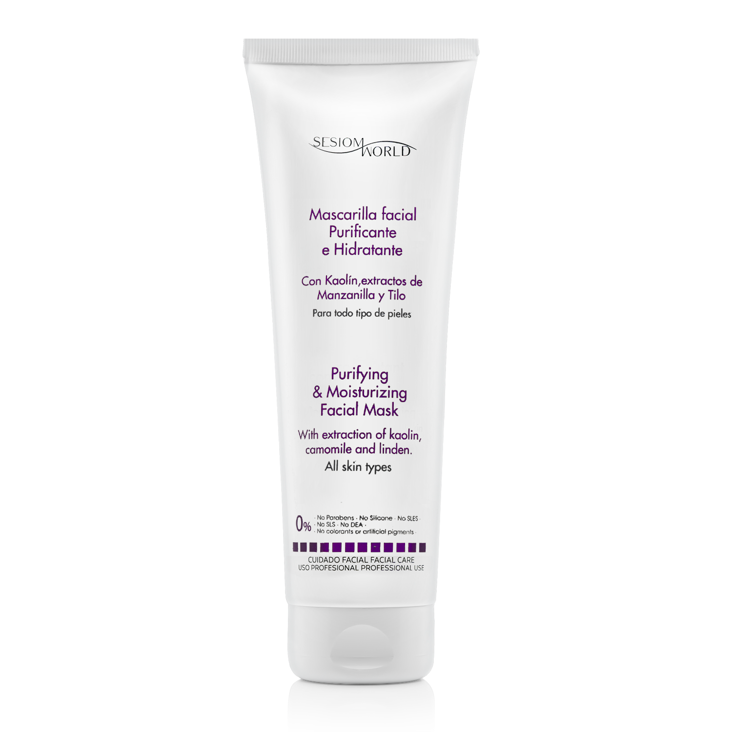 Mascarilla Facial Hidratante con Kaolin y Extractos Naturales de Sesiomworld