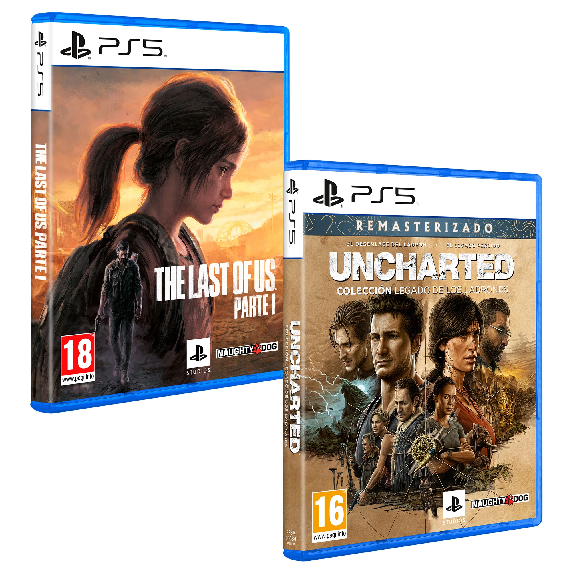 PACK THE LAST OF US PART I PS5 + UNCHARTED: COL.LEGADO DE LOS LADRONES PS5