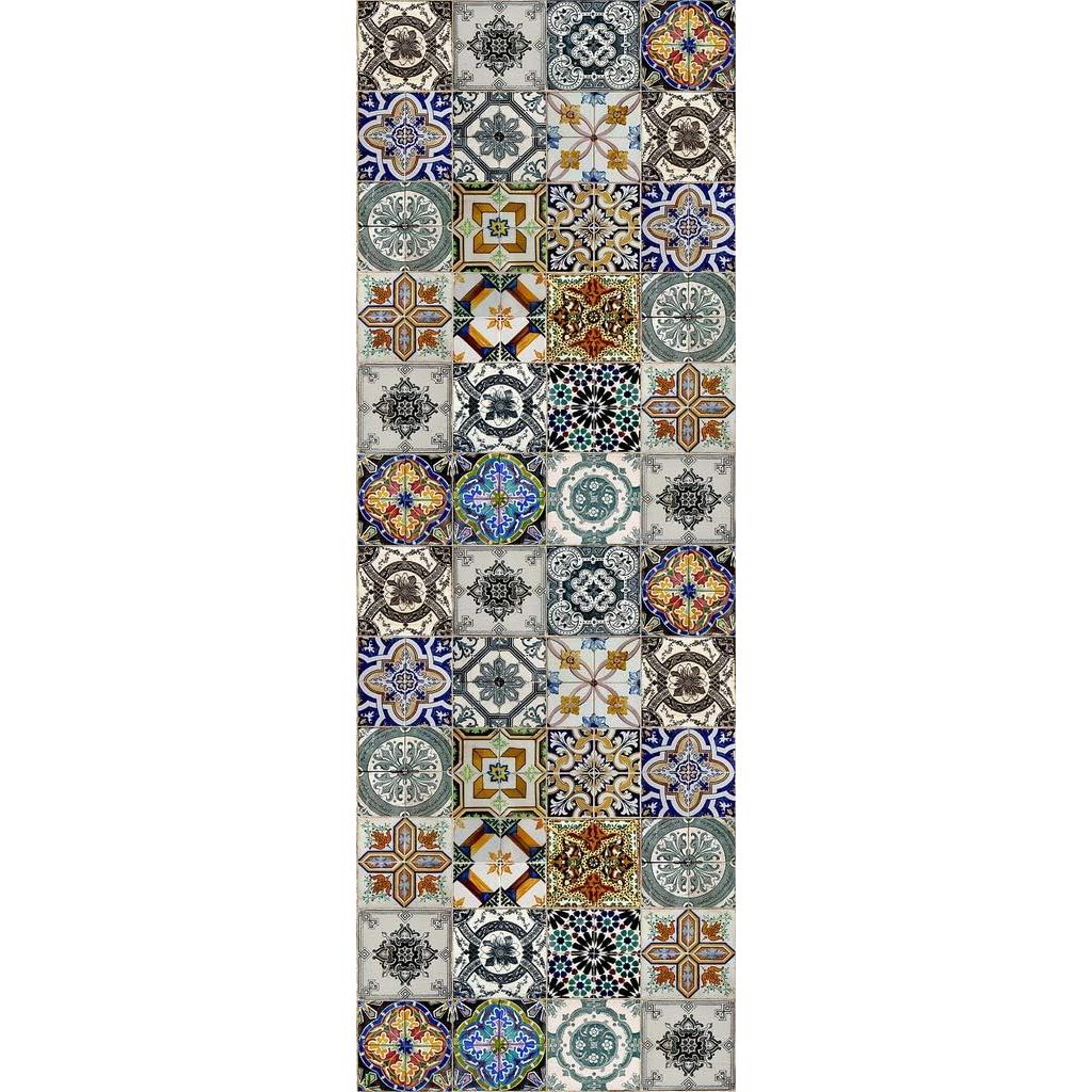Vilber, Alfombra Vinilo, Baldosas, Azulejos, Pasillo, Cocina, Salón. 10 tamaños y 2 colores diferentes. ALGARVE.2806