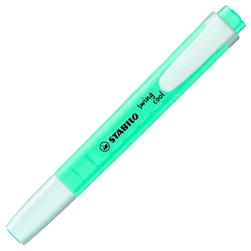 Stabilo swing cool marcador fluorescente turquesa pastel -10u-