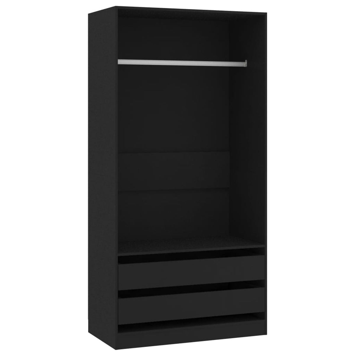 Armario Dafne sin puertas 2 cajones 200x100x50 cm