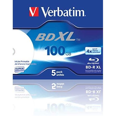 Verbatim 43789 - bd-r disk with lightscribe 100 gb, 4x