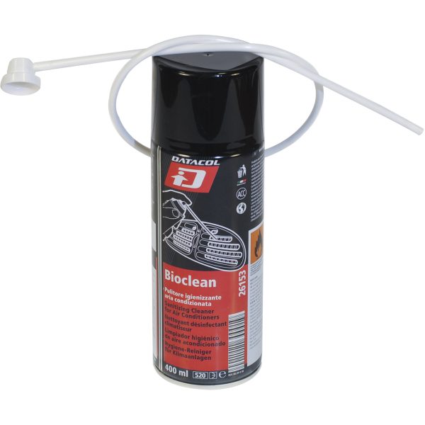 Bactericida- higienizante 400ml - Datacol - Para todo tipo de Circuitos de Aire Acondicionado y Climatización - Poder contra Malos Olores y Bacterias - Fragancia Fresca y Limpia - Bioclean – Spray con Cánula