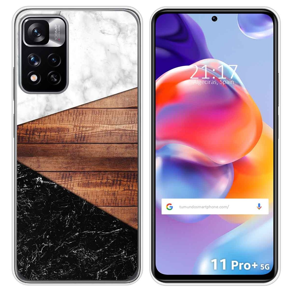 Funda Silicona para Xiaomi Redmi Note 11 Pro+ Plus 5G diseño Mármol 11 Dibujos