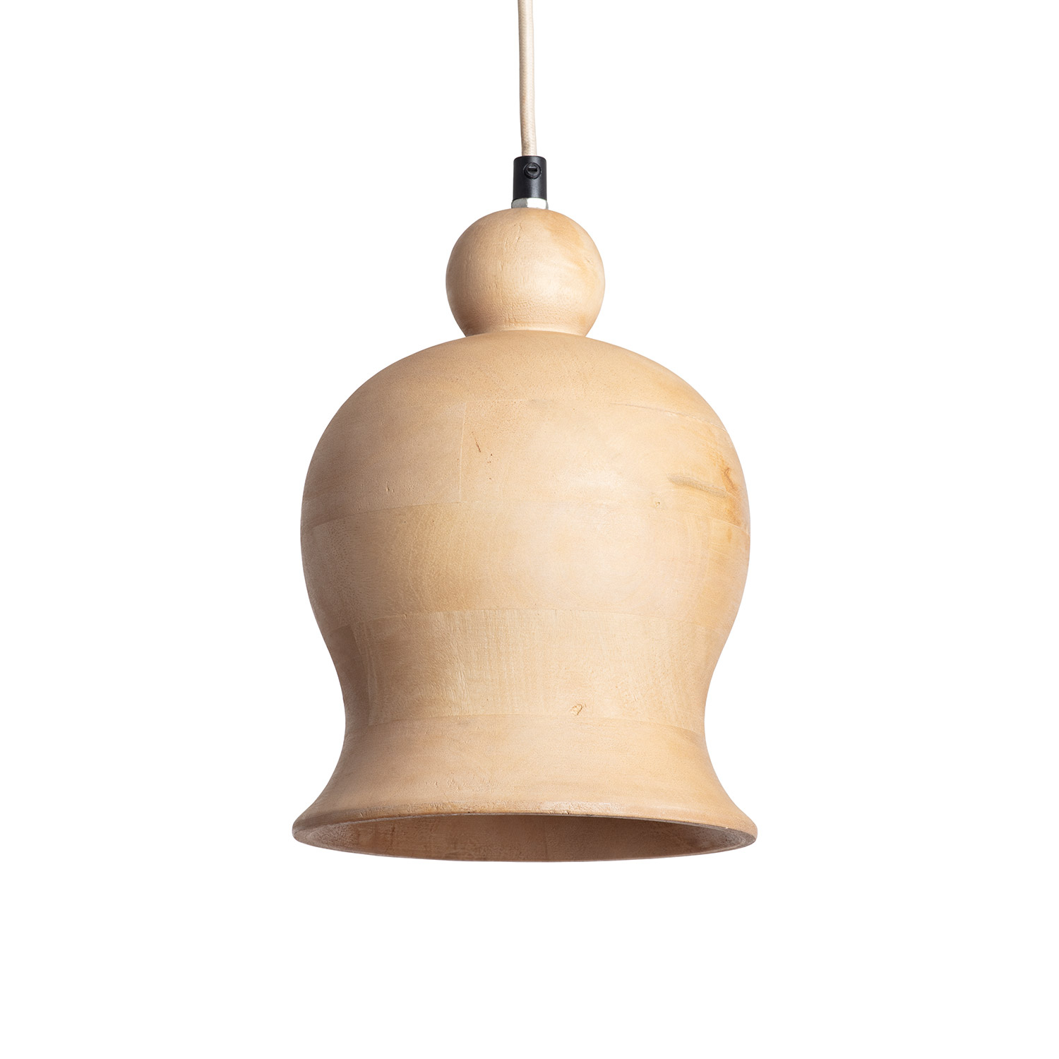 Ledkia Lámpara Colgante Madera Akesh III ILUZZIA Natural