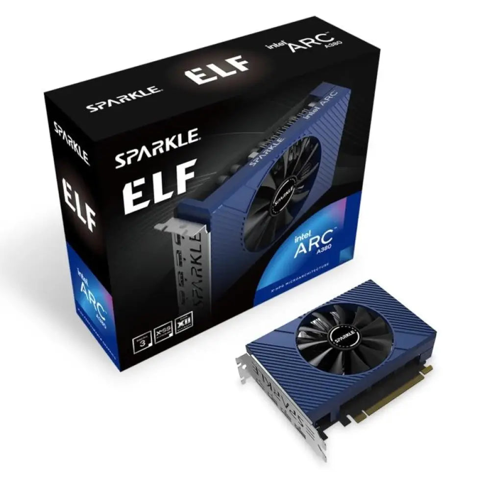 Tarjeta Gráfica Sparkle Technology Intel Arc A380 ELF 6GB GDDR6 8K XeSS AV1 PCIe 4.0