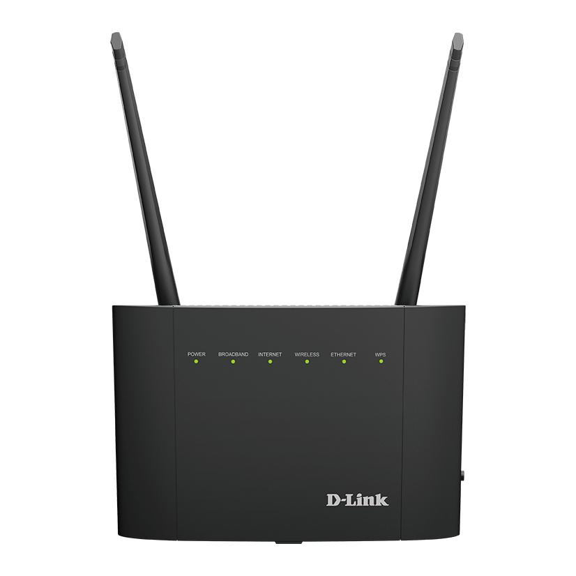 D-Link DSL-3788 Doble banda (2,4 GHz / 5 GHz) Gigabit Ethernet Negro