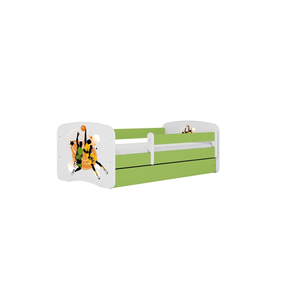Cama 140 x 70 cm Kocot Kids BabyDreams Basketball Green