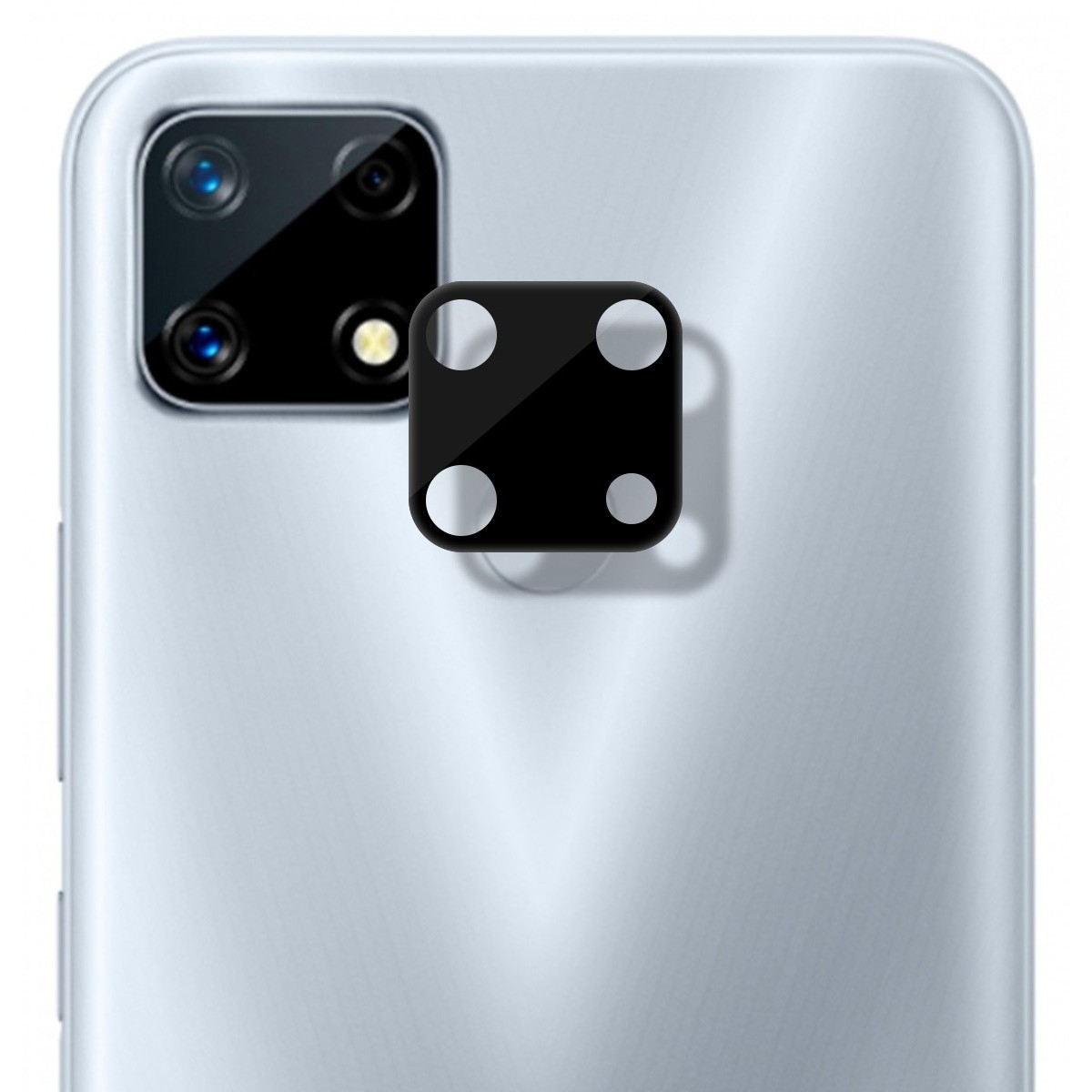 Tumundosmartphone Protector Cristal Templado Cámara Trasera para Realme 7i / Narzo 30A Vidrio